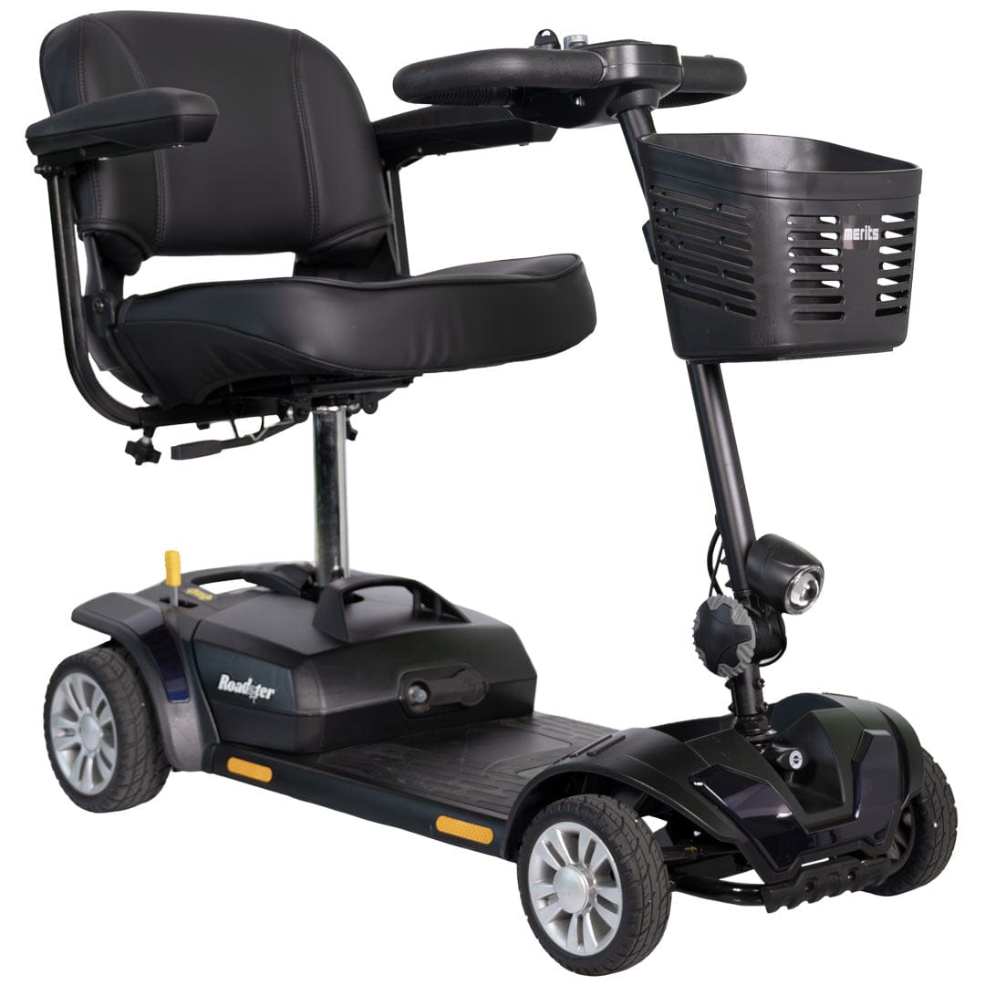 Merits Health Roadster S4, Lightweight Travel, 4-Wheel Mobility Scooter