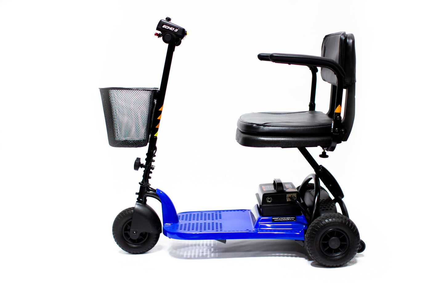 Shoprider Echo 3, Portable One Piece Frame, 3-Wheel Mobility Scooter